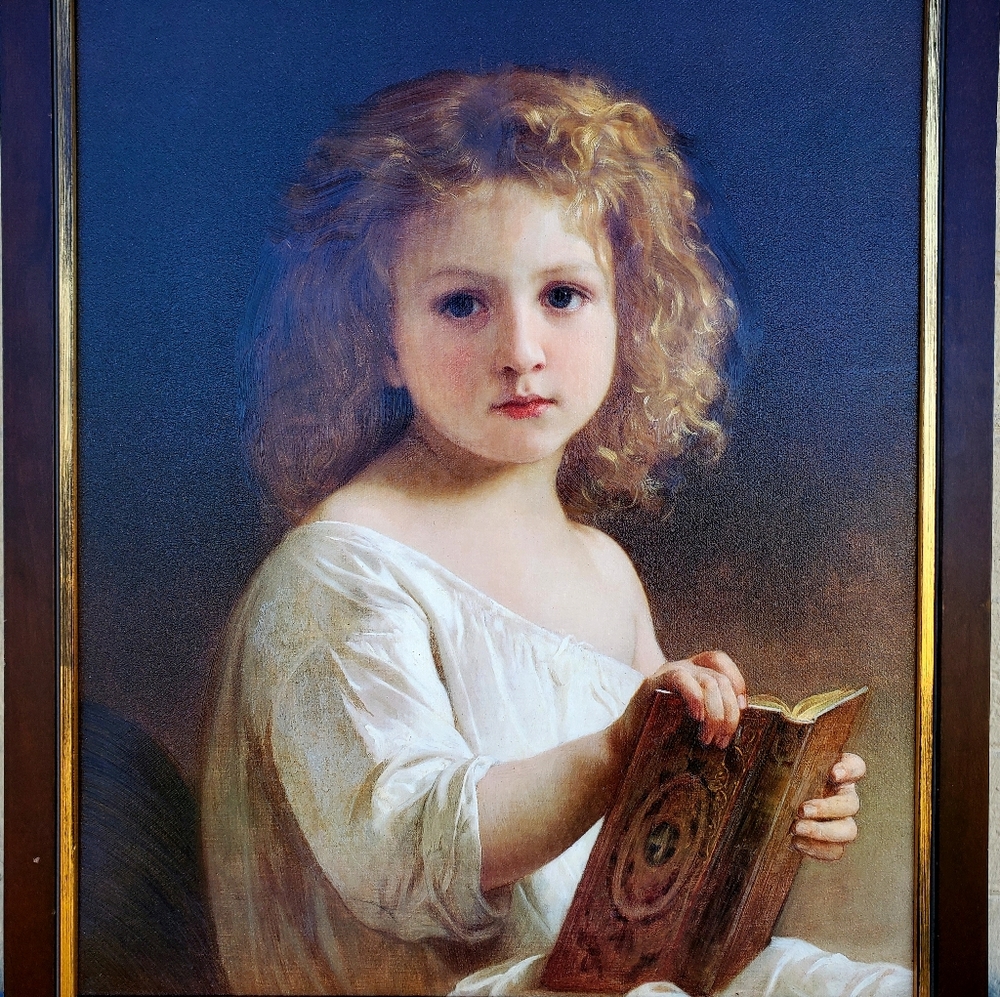 The Story Book, 1877: Canvas Painting
